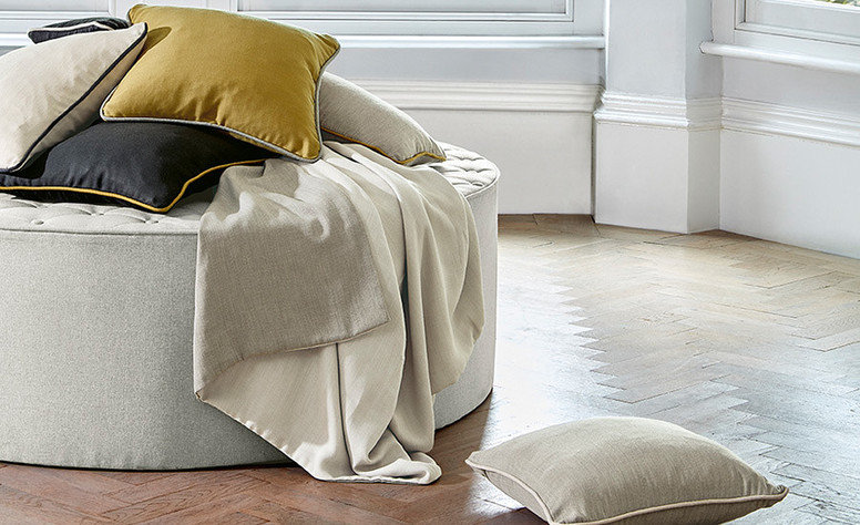 Verona Brass Fabric by Villa Nova