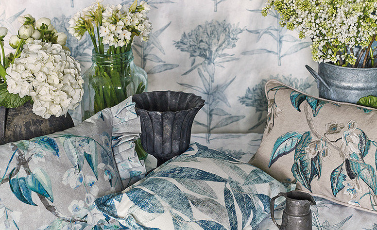 Romo Wisteria Cobalt Fabric