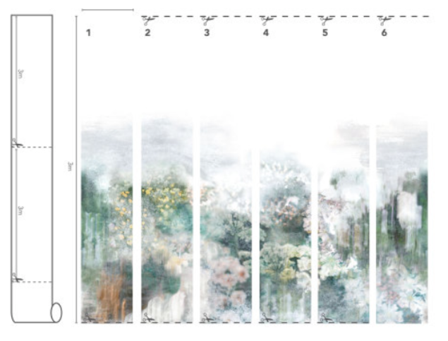 Wander Wall Mural Haze Wallcovering by Villa Nova 