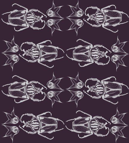 Wilful Ink Beetlenut Wallpaper