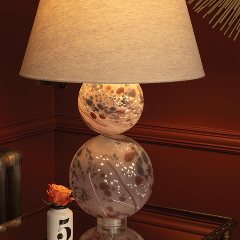 Ariana Amethyst Table Lamp by William Yeoward