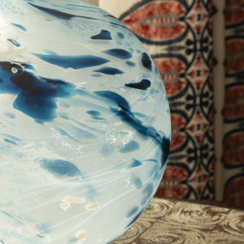 Ariana Indigo Table Lamp by William Yeoward
