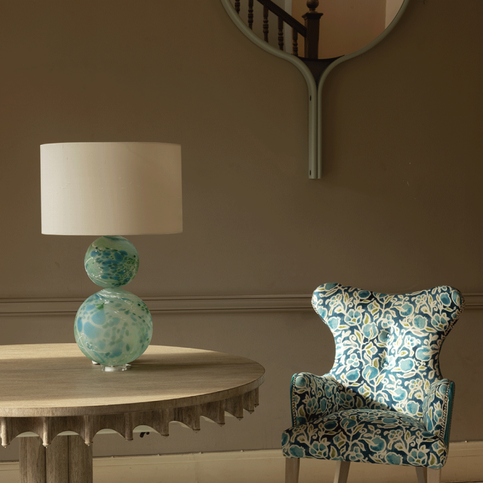 Ariana Sea Green Table Lamp by William Yeoward