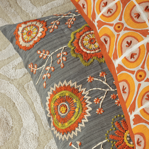 Arlington Spice Cushion by William Yeoward