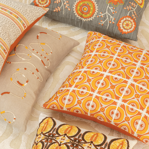 Arlington Spice Cushion by William Yeoward