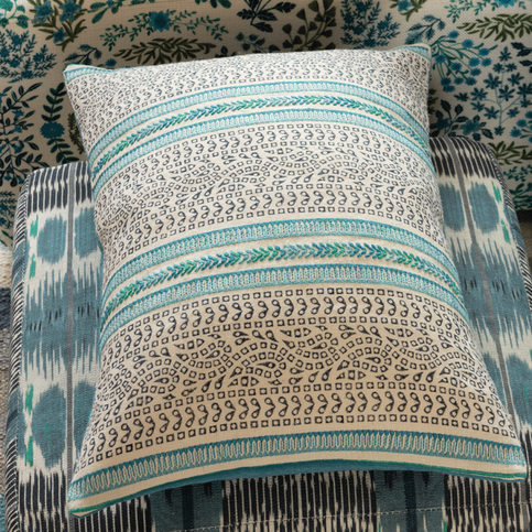 Barrington Ocean Cushion by William Yeoward