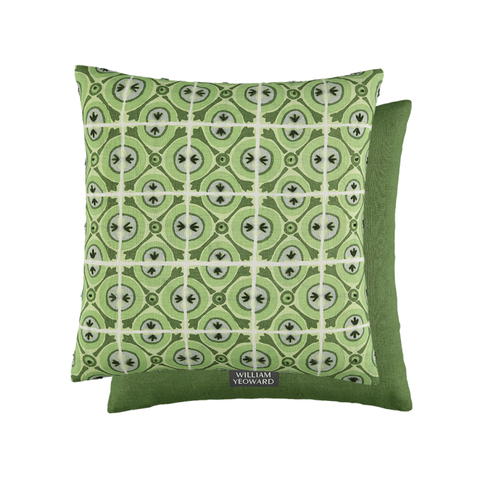 Coleridge Sage Cushion by William Yeoward