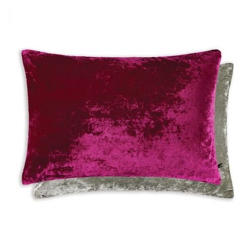 Danny Fuchsia/Slate Navy Cushion by William Yeoward
