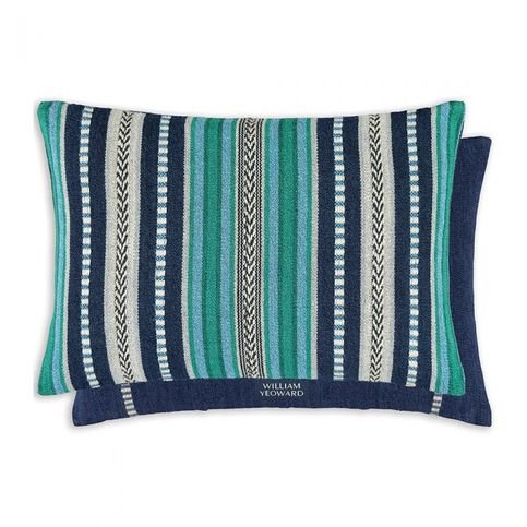 Indus Peacock Cushion by William Yeoward