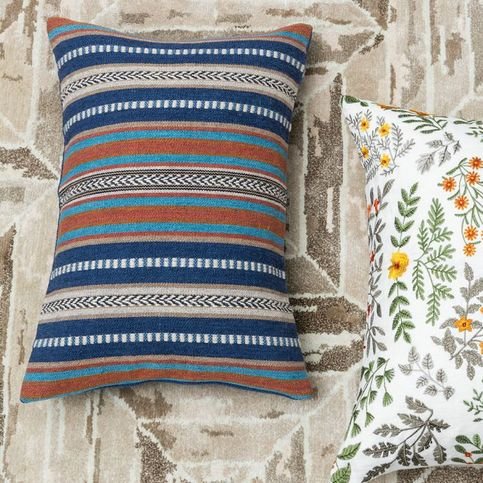 Indus Terracotta Cushion by William Yeoward