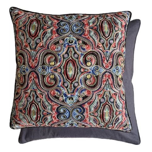 Kalan Rouge Cushion by William Yeoward