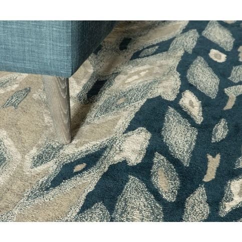 Kalata Indigo Rug by William Yeoward