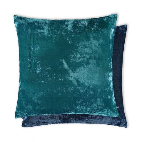 Kenny Peacock/French Navy Cushion by William Yeoward