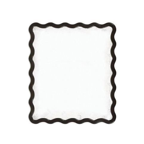 Keste Antique Bronze Rectangular Mirror by William Yeoward