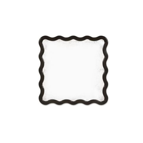 Keste Antique Bronze Square Mirror by William Yeoward