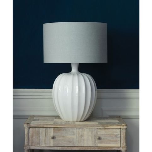 Kristiana Chalk Table Lamp by William Yeoward