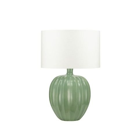 Kristiana Sage Table Lamp by William Yeoward