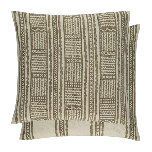 Kuba Sand Cushion by William Yeoward