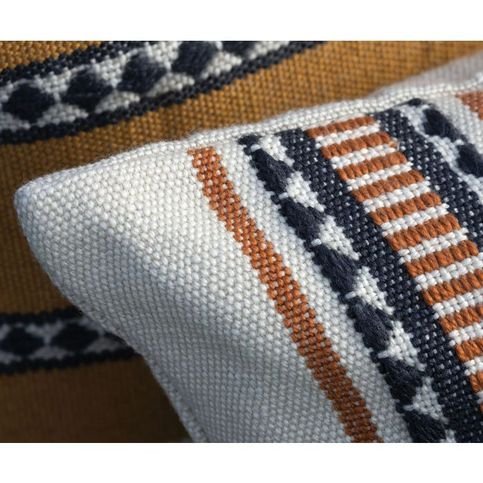 Leona Ochre Cushion by William Yeoward
