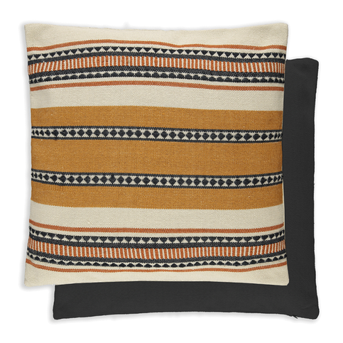 Leona Ochre Cushion by William Yeoward