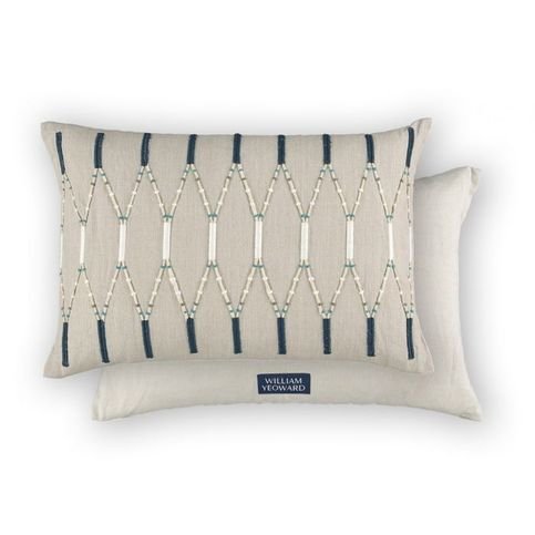 Lima Indigo Cushion by William Yeoward