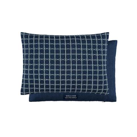 Maliana Indigo Cushion by William Yeoward