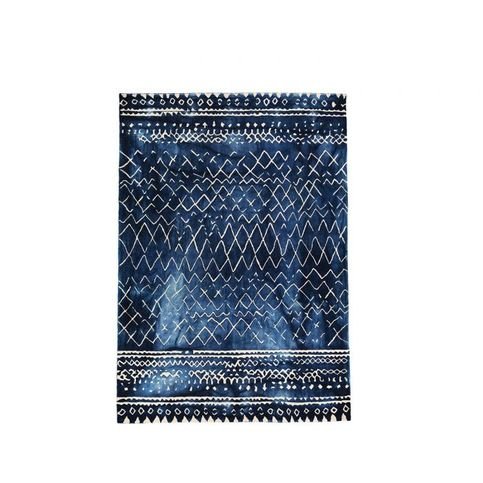 Mariah Indigo Rug by William Yeoward