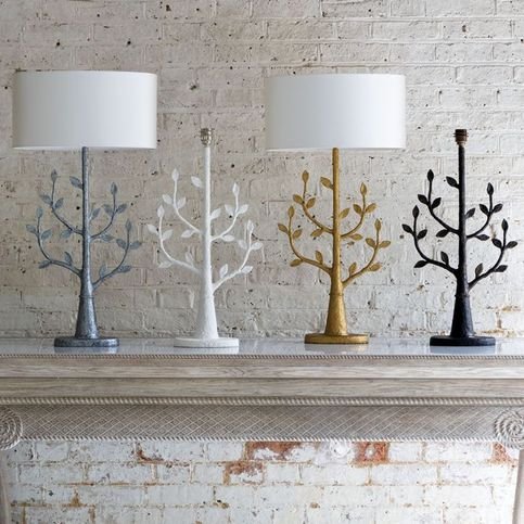 Millana Chalk Table Lamp by William Yeoward