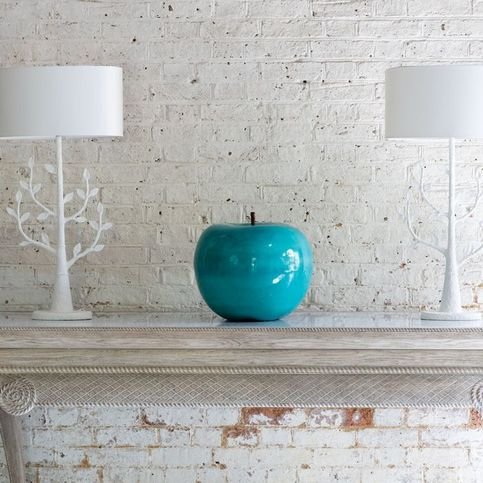 Millana Chalk Table Lamp by William Yeoward