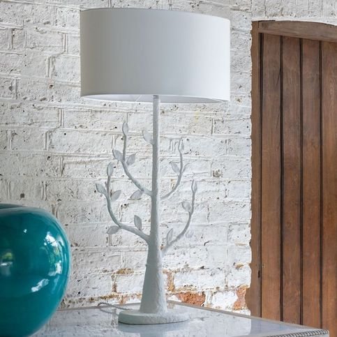 Millana Chalk Table Lamp by William Yeoward