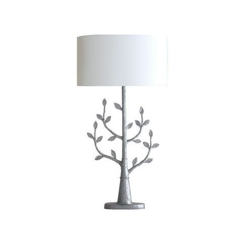 Millana Silvered Table Lamp by William Yeoward