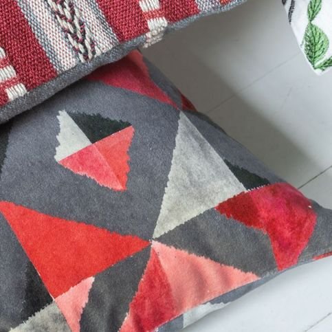 Molino Rouge Cushion by William Yeoward