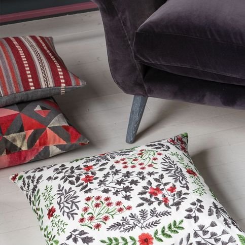 Molino Rouge Cushion by William Yeoward