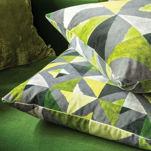 Molino Sage Cushion by William Yeoward