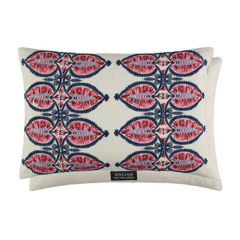 Montacute Rouge Cushion by William Yeoward