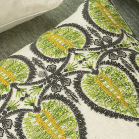 Montacute Sage Cushion by William Yeoward
