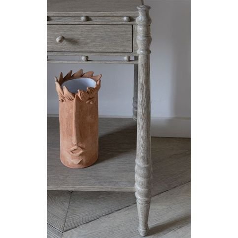 Morris Greyed Oak Console by William Yeoward