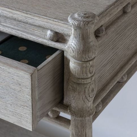 Morris Greyed Oak Console by William Yeoward