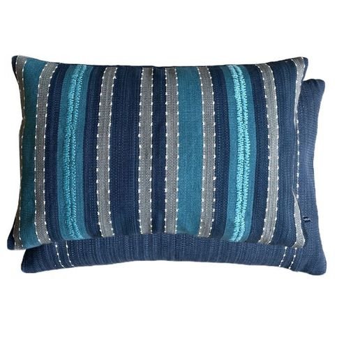 Naraya Indigo Cushion by William Yeoward
