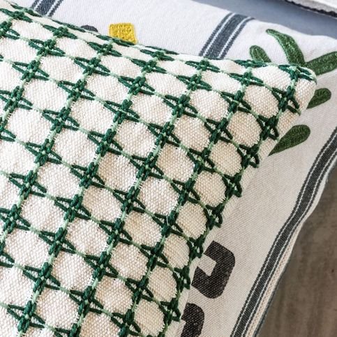 Nasca Sage Cushion by William Yeoward