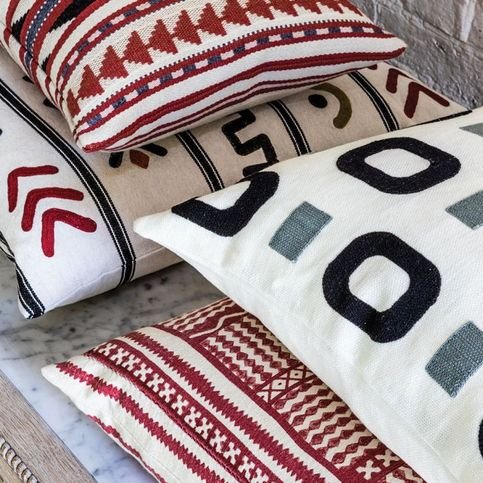 Nasca Spice Cushion by William Yeoward