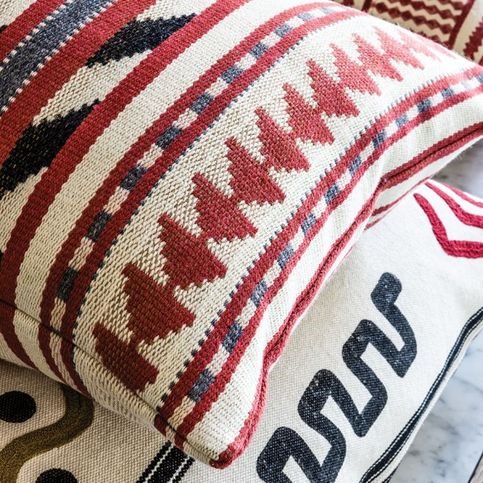 Nasca Spice Cushion by William Yeoward