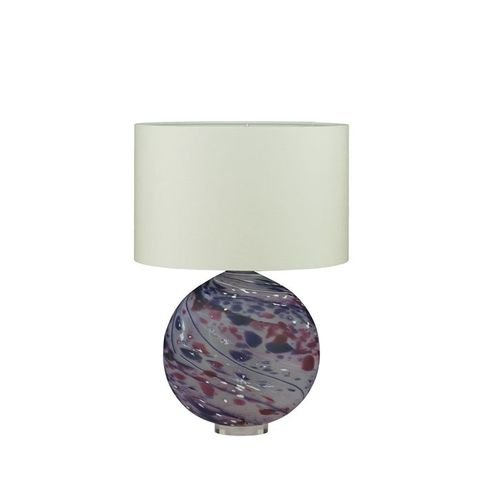 Nyla Amethyst Table Lamp by William Yeoward