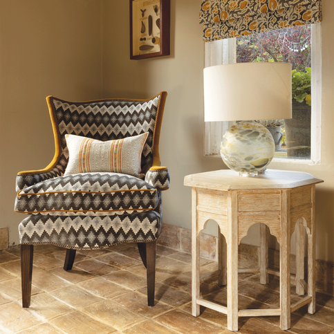Nyla Sage Table Lamp by William Yeoward