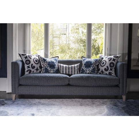 Onda Indigo Rug by William Yeoward