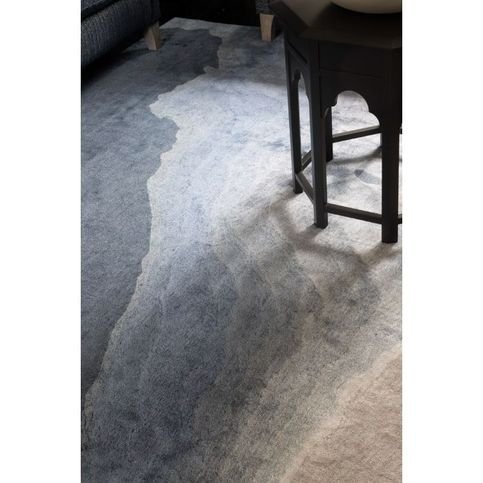Onda Indigo Rug by William Yeoward