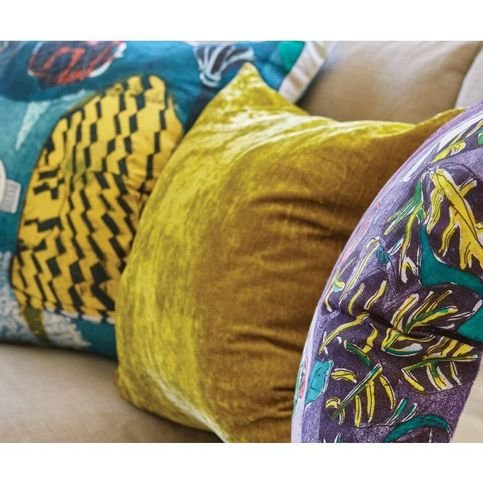 Paddy Citrine Cushion by William Yeoward