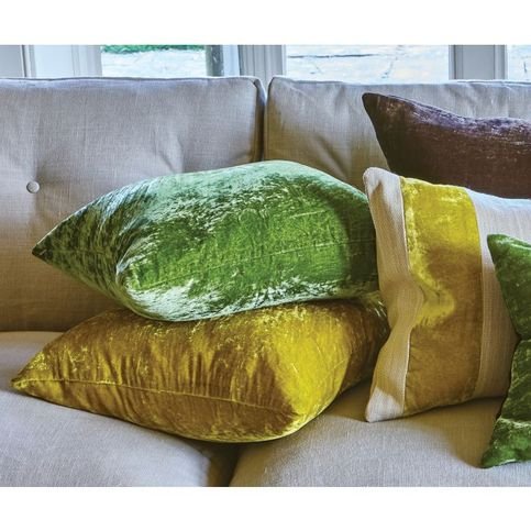 Paddy Citrine Cushion by William Yeoward