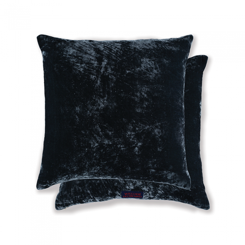 Paddy Denim Noir Cushion by William Yeoward