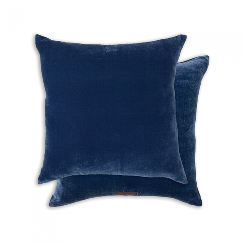 Paddy French Navy Cushion by William Yeoward